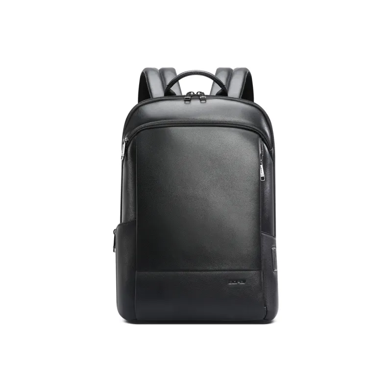 BOPAI Genuine Leather Laptop Backpack Regular Men's Yellow-0