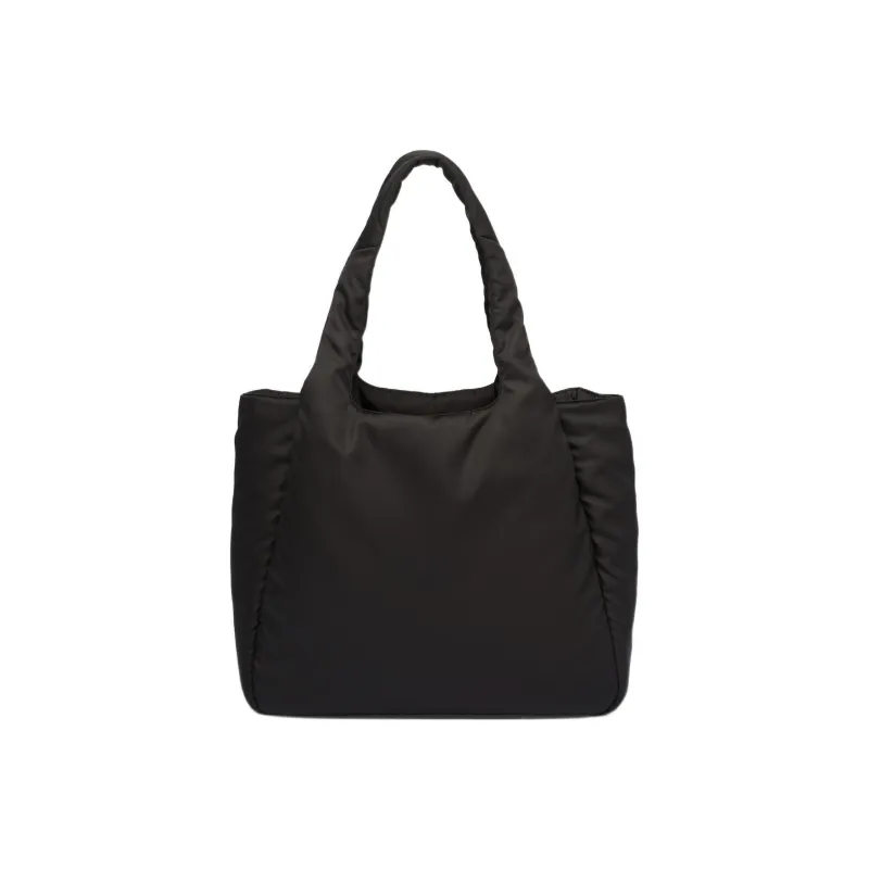 PRADA Re Nylon Fabric Tote Bag, Shopping Bag, Handbag Tubas Women's Black-2