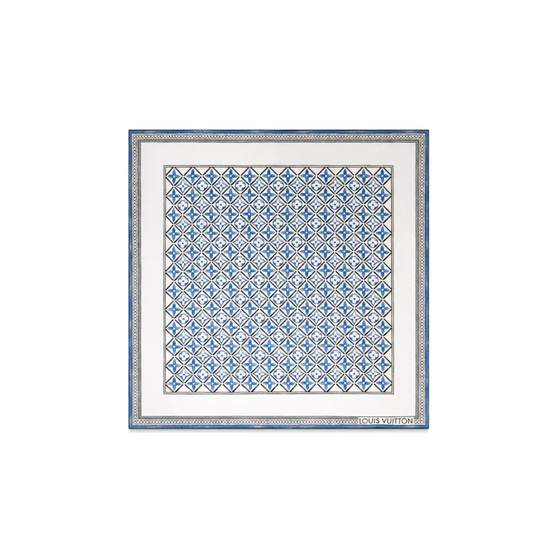 LOUIS VUITTON Monogram Flower Tile Square 90-0