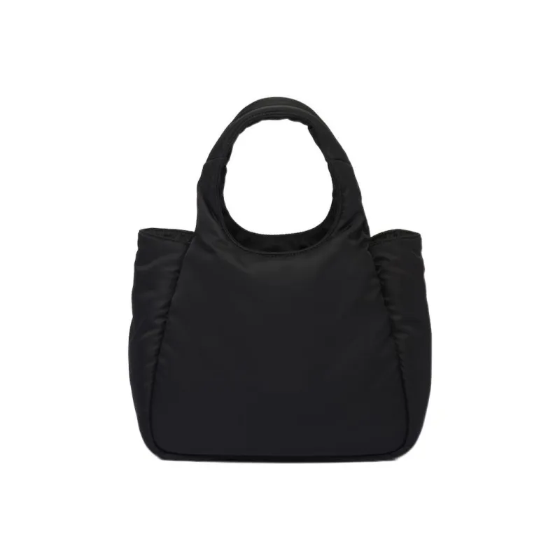 PRADA Fabric Tote Bag Shopping Bag Handbag Small Size Women's Black-2
