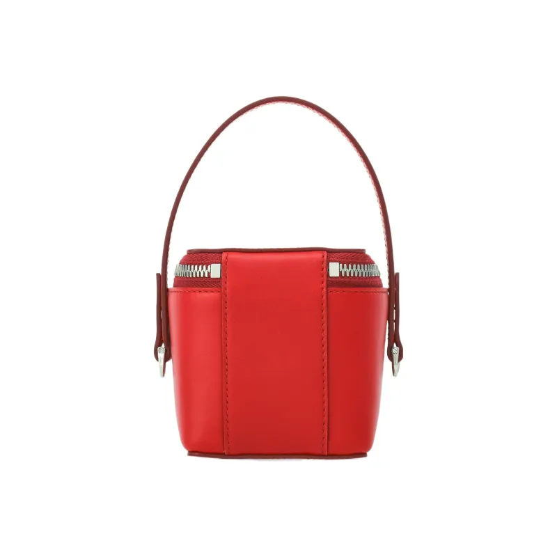 FERRAGAMO Cow Leather Coin Purse Mini Women's Red-2
