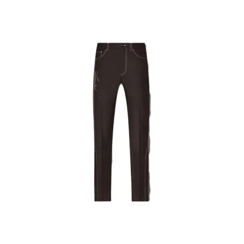 AMIRI Suit Trousers Men Dark Brown