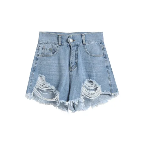 BRASS SCOUT Denim Shorts Women's Blue