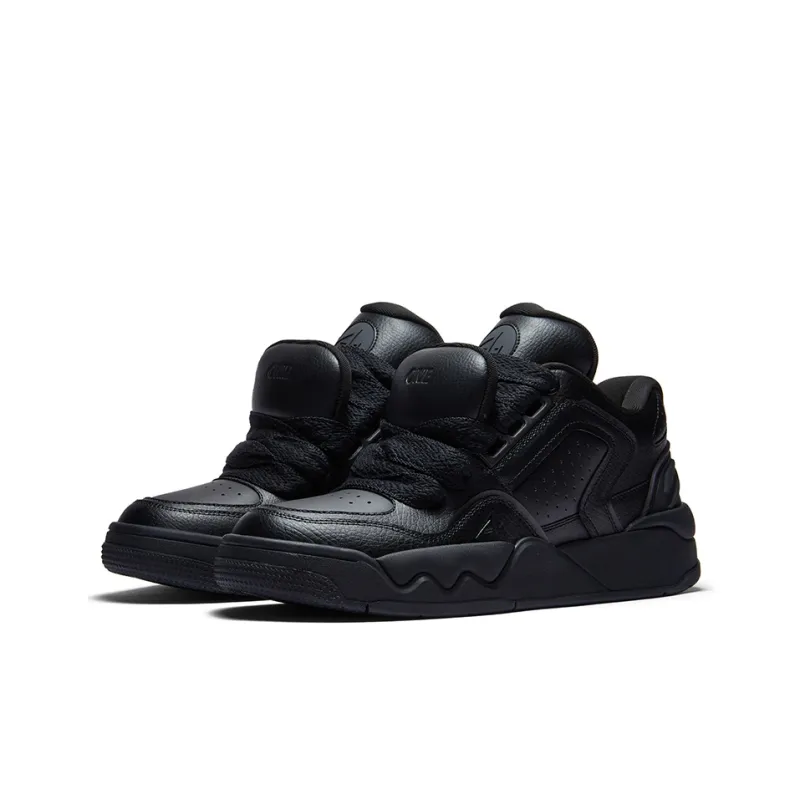 A1 Double Tongue Puffy Shoes Height Increasing Wear-Resistant Skateboard Shoes Unisex-14