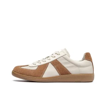 MADEN Low Top Casual Shoes Men's White Brown