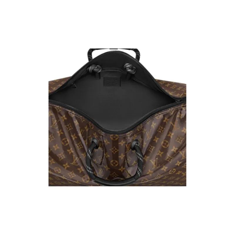 LOUIS VUITTON Keepall Bandouliere Monogram Glaze 50 Brown-5