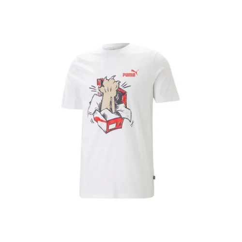 PUMA SNEAKER GRAPHIC T-Shirts Men White