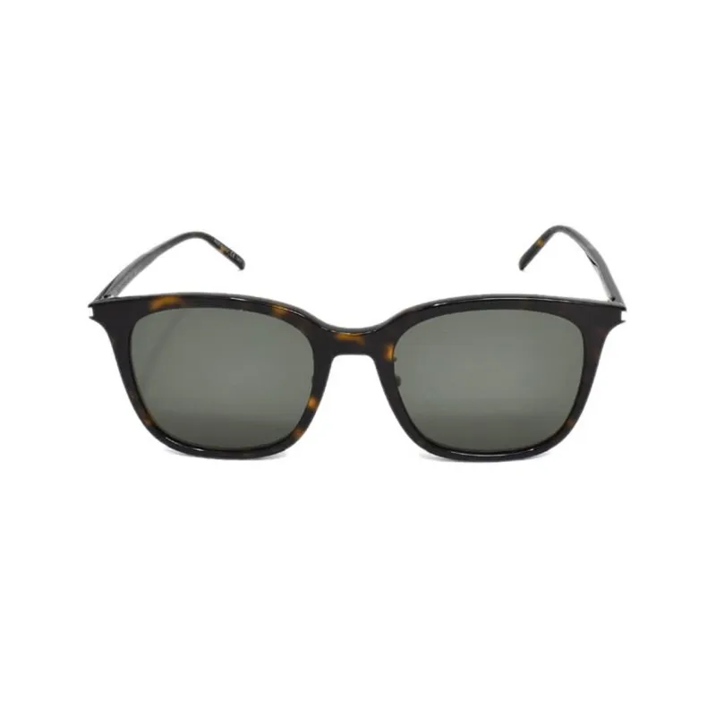 SAINT LAURENT Injection Molded Rectangular Sunglasses Unisex Tortoiseshell-1