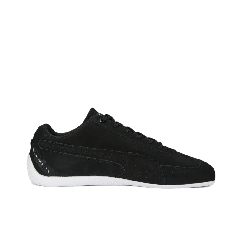 PUMA Porsche Legacy Speedcat Anti-Slip Wear-Resistant Low-Top Training Shoes Men's Black White-1