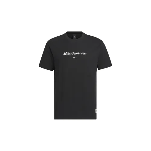 Adidas Lounge T-Shirts Men Black