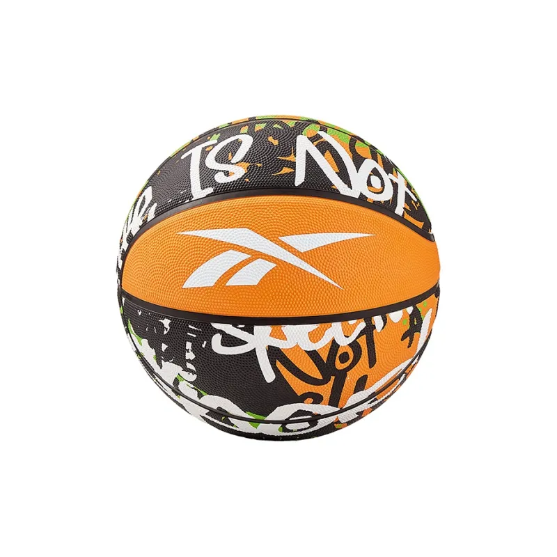 Reebok Rubber Basketball Orange Size 7 Training Match Unisex-1