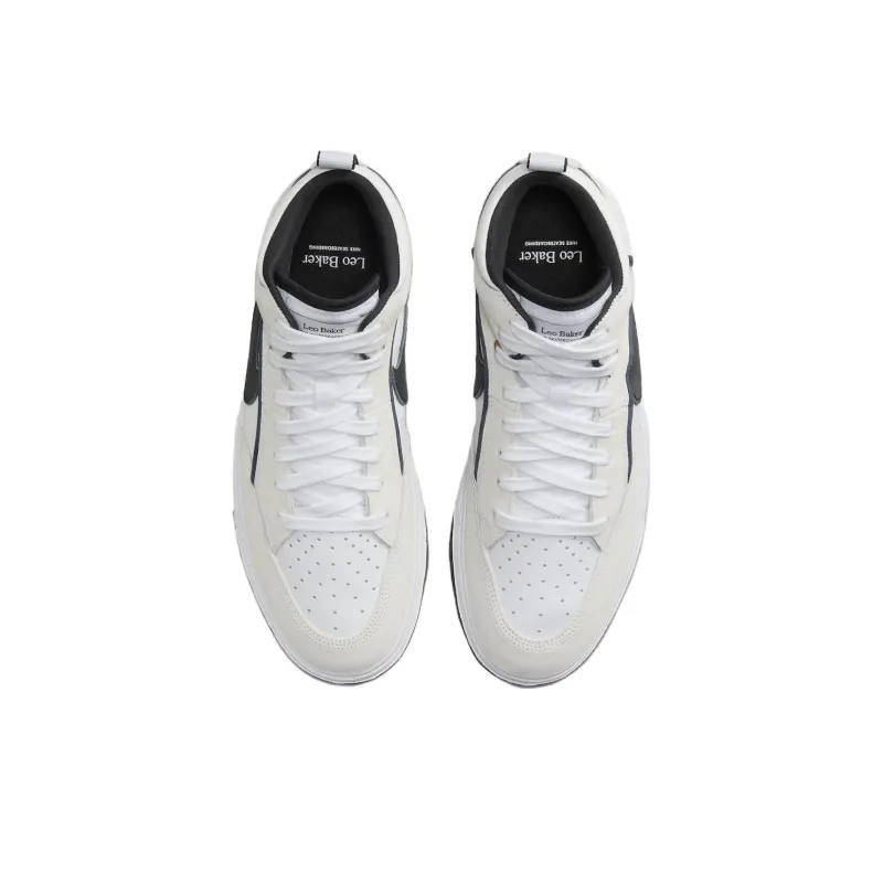 Nike Sb React Leo Baker White Black-3