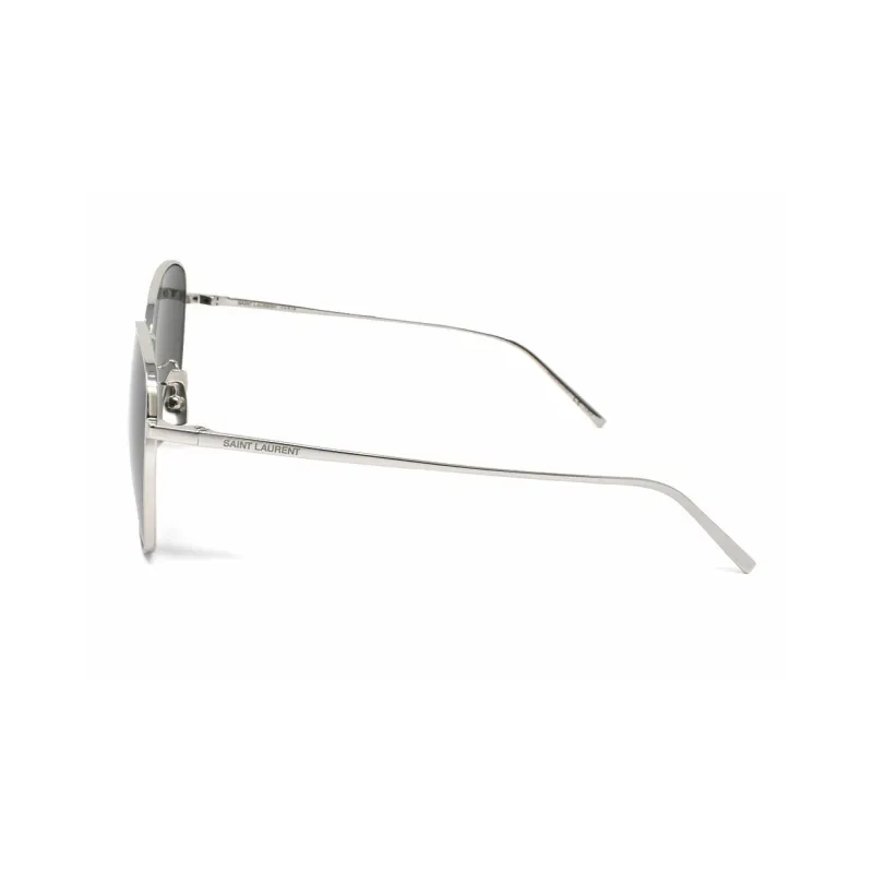 SAINT LAURENT Alloy Butterfly Sunglasses Women's Silver-2