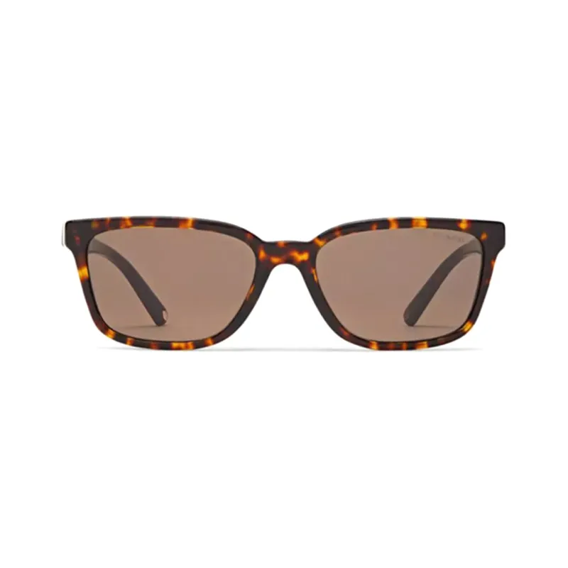 COACH Plate Frame Irregular Shape Sunglasses Men's Brown-1