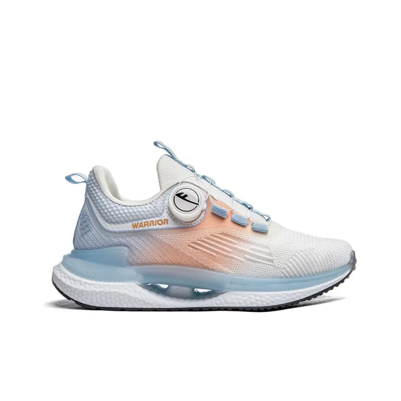 Warrior Cushioning Breathable Lightweight Low Top Casual Shoes Women's White Pink Purple-1