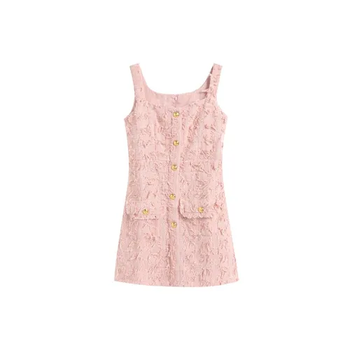 BRASS SCOUT Slip Dresses Women's Pink