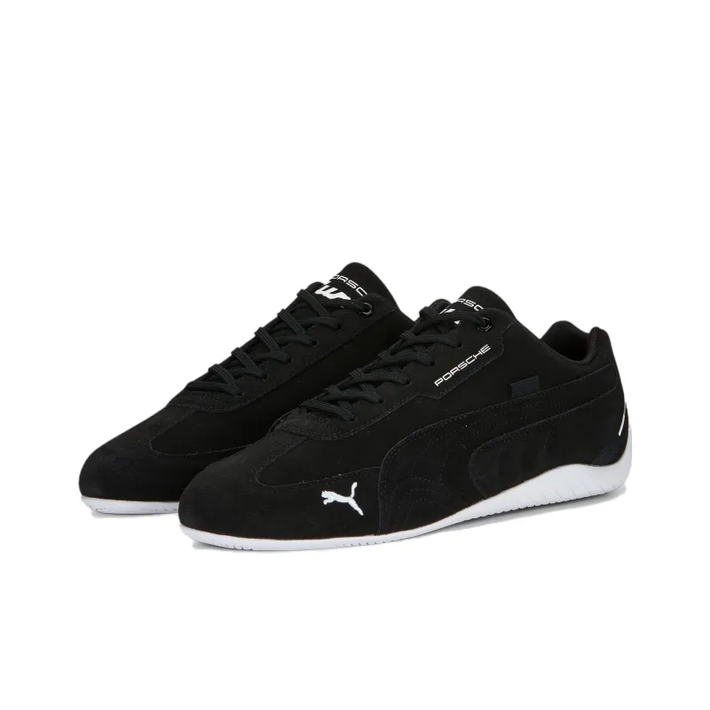 PUMA Porsche Legacy Speedcat Anti-Slip Wear-Resistant Low-Top Training Shoes Men's Black White-2