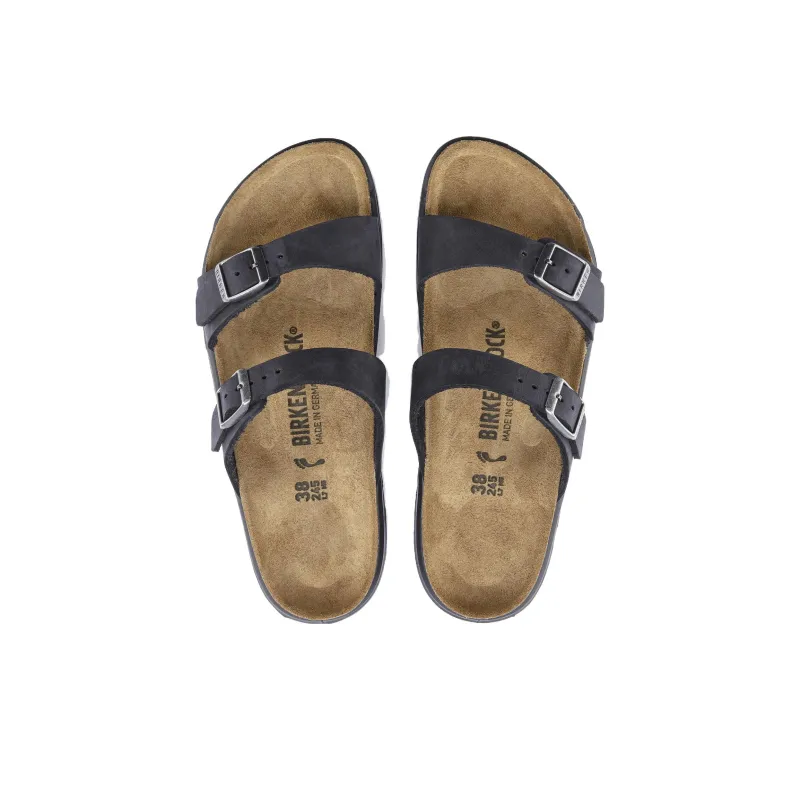 Birkenstock Sierra Waxy Leather Narrow Fit Sandals 'Black' Women's-3