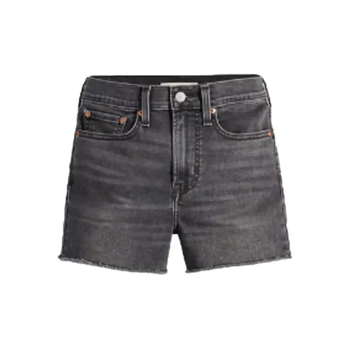 Levis Denim Shorts Women's Black