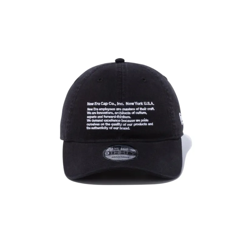 New Era Cotton Baseball Caps Unisex Black-1