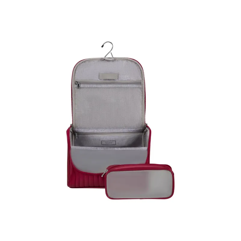SAMSONITE C-LITE Dome Bag Handbag Travel Toiletry Bag Small Size Unisex Red-6