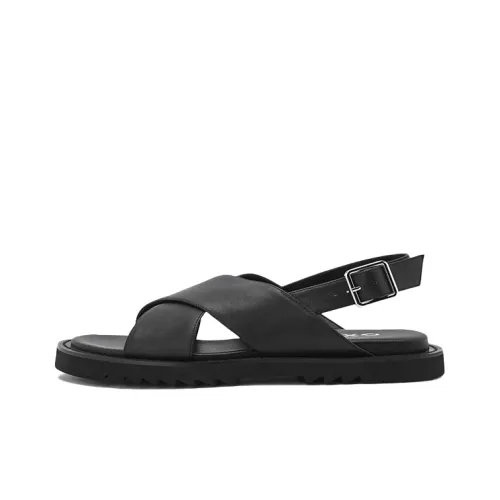 GXG Beach Sandals Men Black