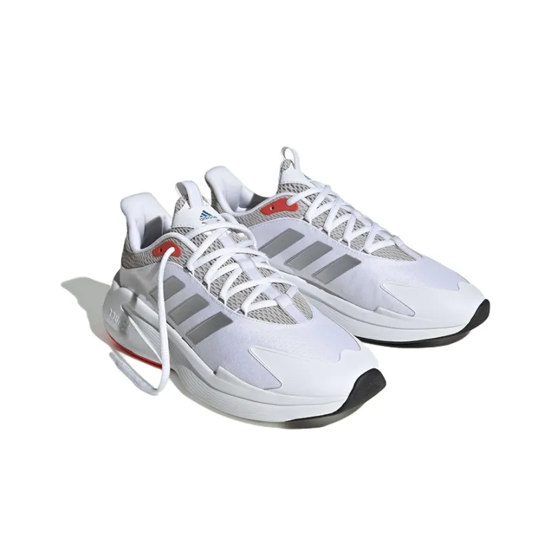 Adidas Alphaedge+ 'White Silver Bright Red'-2