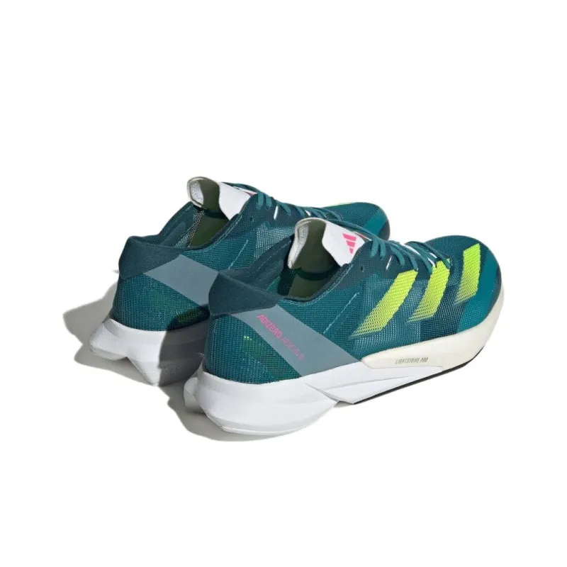 Adidas Adizero Adios 8 Shoes 'Wonder Blue Solar Green' Women's-3