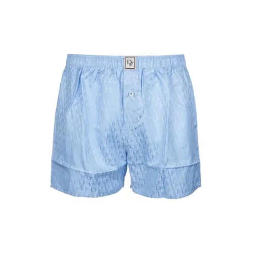 DIOR Casual Shorts Men Light Blue