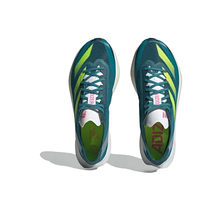 Adidas Adizero Adios 8 Shoes 'Wonder Blue Solar Green' Women's-4
