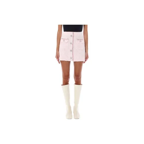 Self-portrait Casual Short Skirts Women's Pink