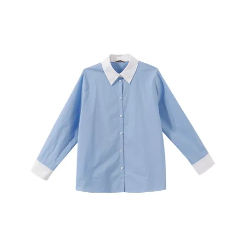 YUMOMO STAR Shirts Women's Soothing Blue