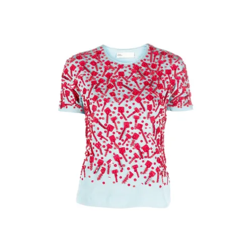 TORY BURCH T-Shirts Women's Light Blue