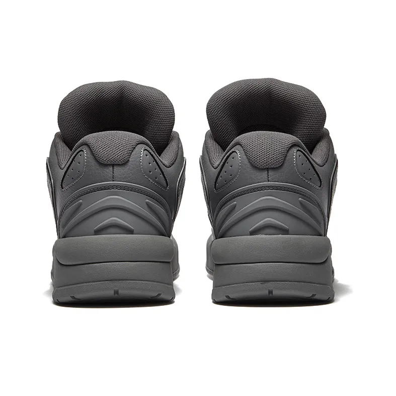 A1 Double Tongue Puffy Shoes Height Increasing Wear-Resistant Skateboard Shoes Unisex-22