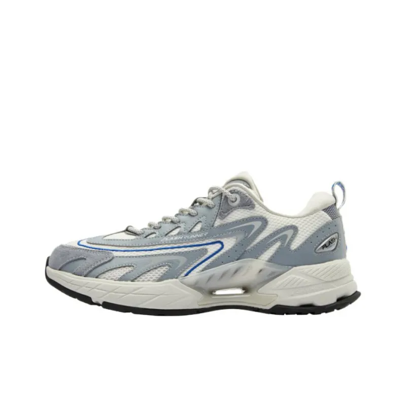 QIAODAN VIA9000 Cushioning Low Top Casual Shoes Men's Beige Gray-0