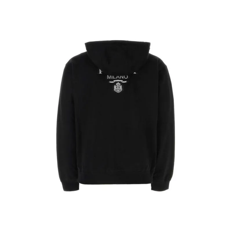 PRADA Zip Up Drawstring Hoodie-1