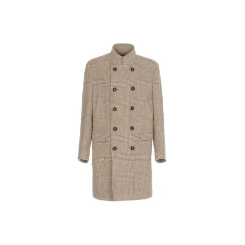 Eleventy Coats Men Beige