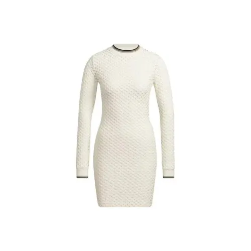 Adidas Long-Sleeved Dresses Women's White