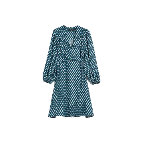 WEEKEND MaxMara Long-Sleeved Dresses Women's Blue