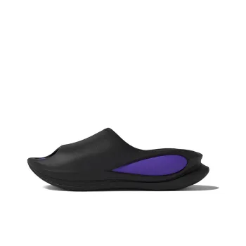 CHIKOKU Slide Slippers Unisex Black Upper Purple Sole/White Outer Black Base/Green Upper Green Sole/Pink Upper Purple Sole/Titanium Black
