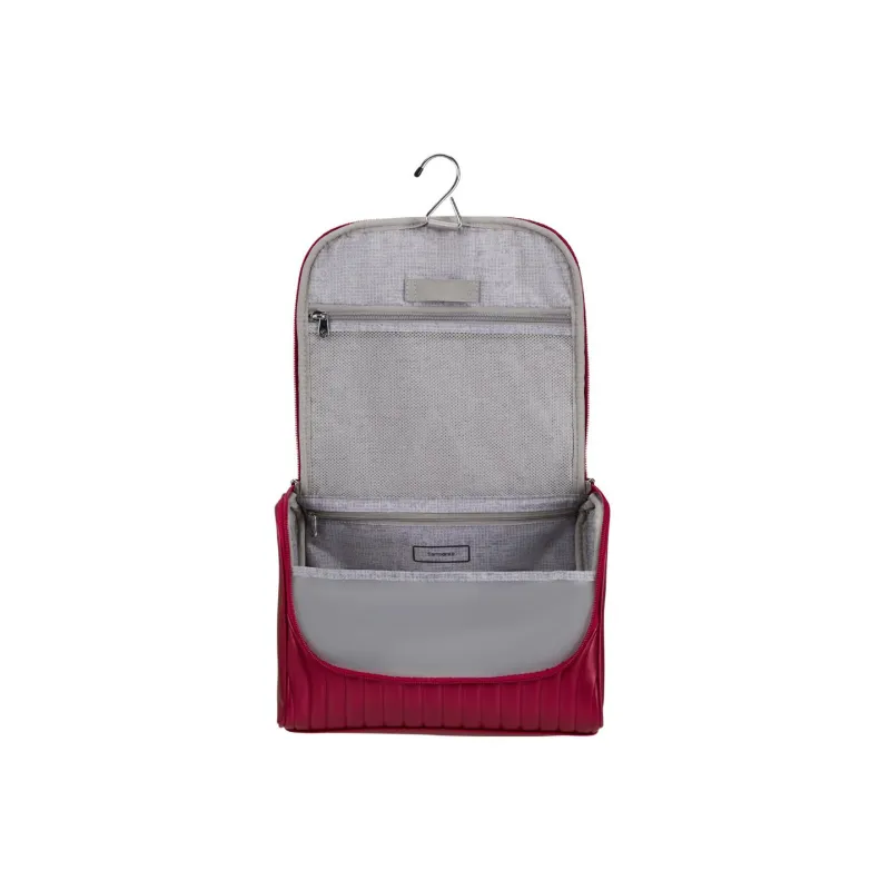 SAMSONITE C-LITE Dome Bag Handbag Travel Toiletry Bag Small Size Unisex Red-5