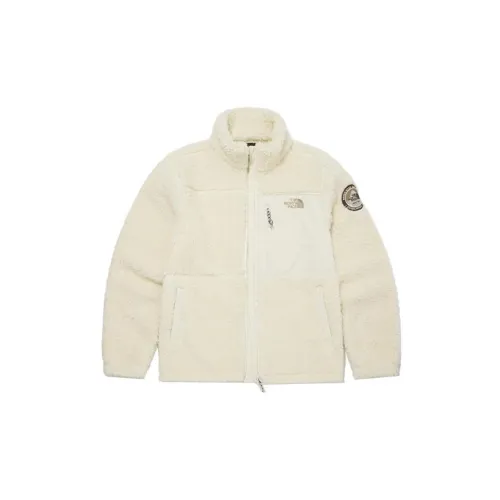 THE NORTH FACE Velvet Jackets Unisex Milk White