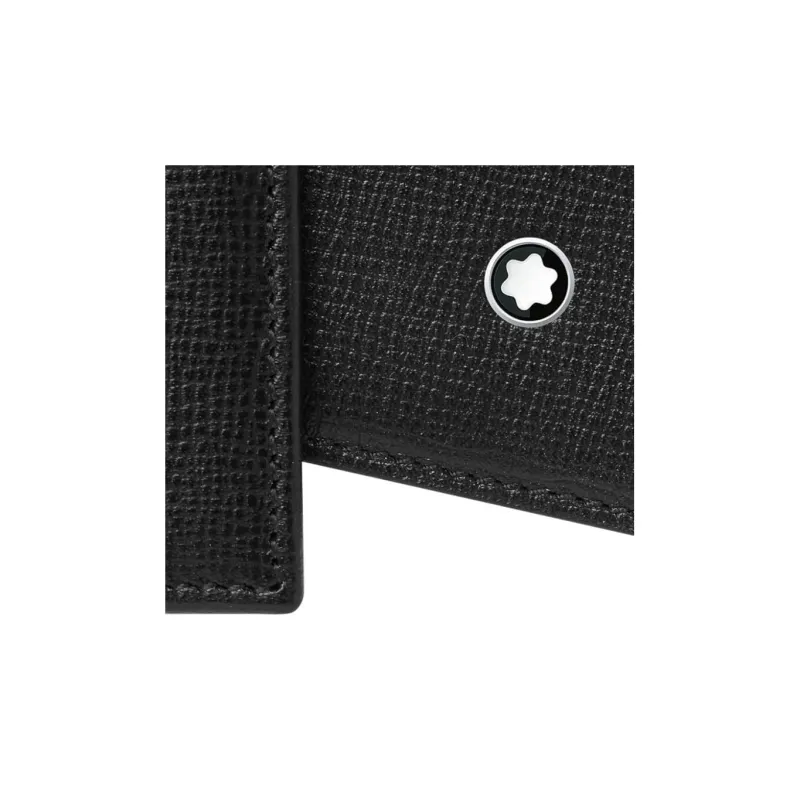 MONTBLANC Cow Leather Wallet Men's Black-5