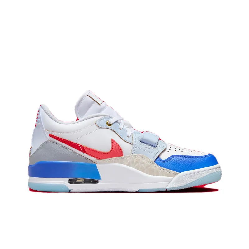 Jordan Legacy 312 Low 'White Game Royal University Red'-1