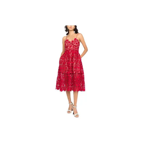 Self-portrait Slip Dresses Women's Red