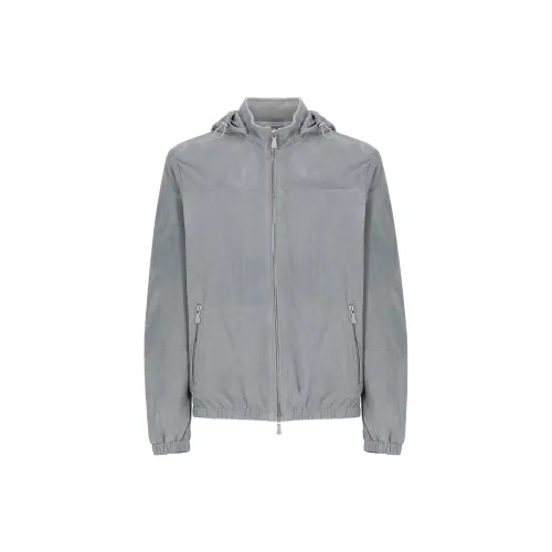 Eleventy Jackets Men Gray