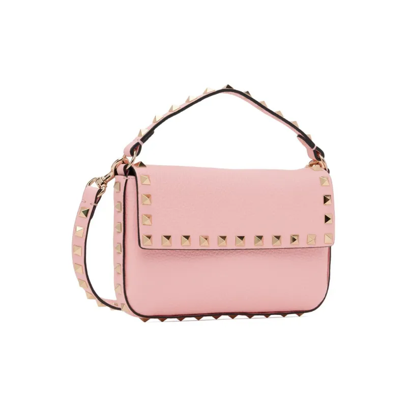 Valentino Cow Leather Clutches Handbags Regular Women's Pink-2