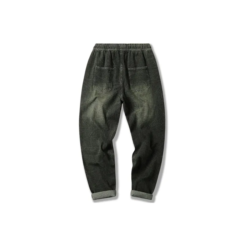 RHIME Jeans Unisex Yellow Mud Black-1