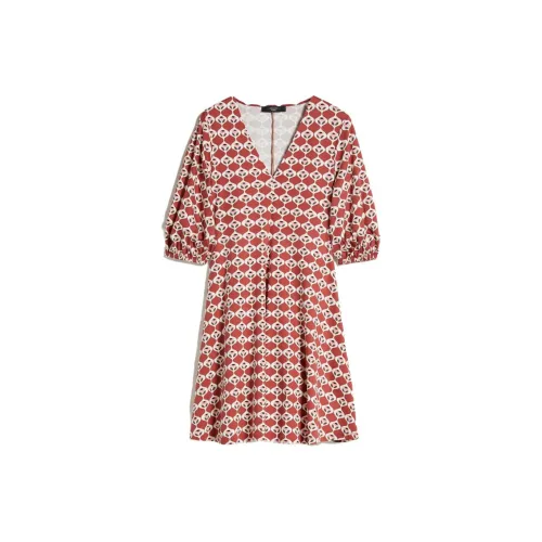 WEEKEND MaxMara Short-Sleeved Dresses Women's Red