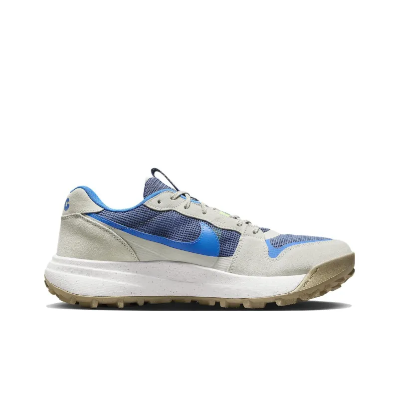 Nike ACG Lowcate Durable Breathable Low Top Outdoor Shoes Men's Blue Gray-1
